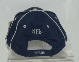 Tennessee Titans Navy Blue Silver NFL Licensed Football Ball Cap image 3
