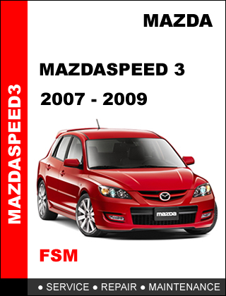 mazda 3 2007 service manual