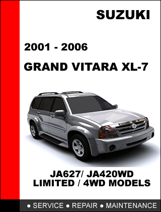 Suzuki grand vitara service manual free download pdf