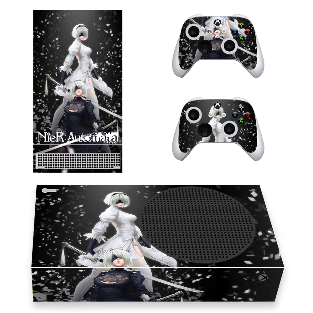 NieRAutomata YoRHa Type B Xbox Series S Slim X Console Controller Vinyl Sticker Faceplates