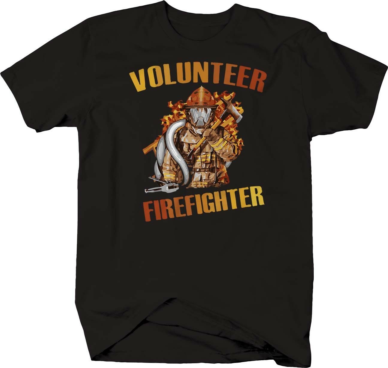 Volunteer Firefighter Fire Department T-shirt - T-Shirts, Tank Tops