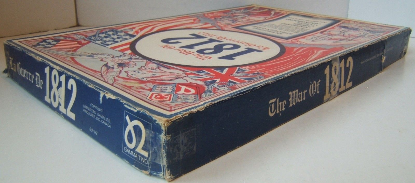 The War of 1812 Vintage Complete Strategy Board Game Gamma Two Games ...