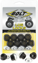 Bolt MC Hardware 2005-LUG.B Lug Locks Black See FitSee Years and Models ... - $10.99