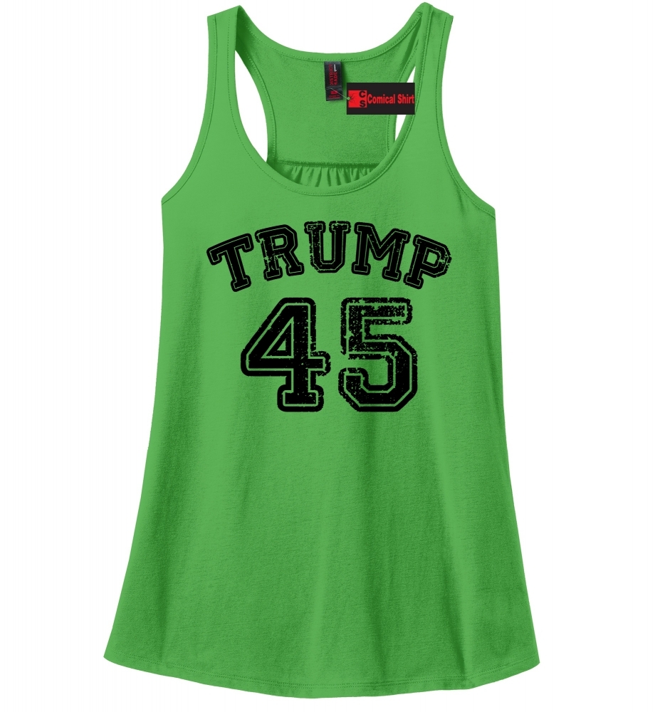 Image of Trump  Tee Political President USA Trump Tee Racerback Tank Top