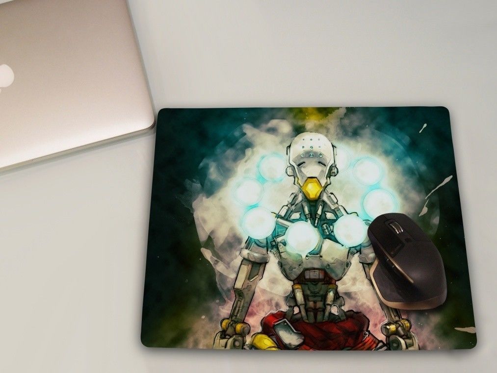 Overwatch Mouse pad Large Gaming Mousepad 38x48cm Zenyatta Keyboard