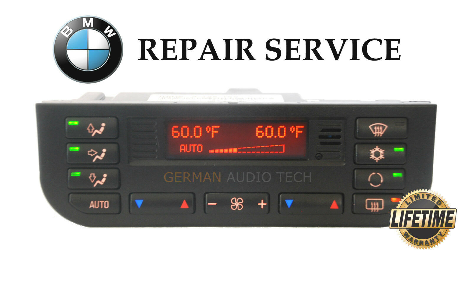 BMW E36 DIGITAL CLIMATE CONTROL AC HEATER 199699 323 328 M3 REPAIR