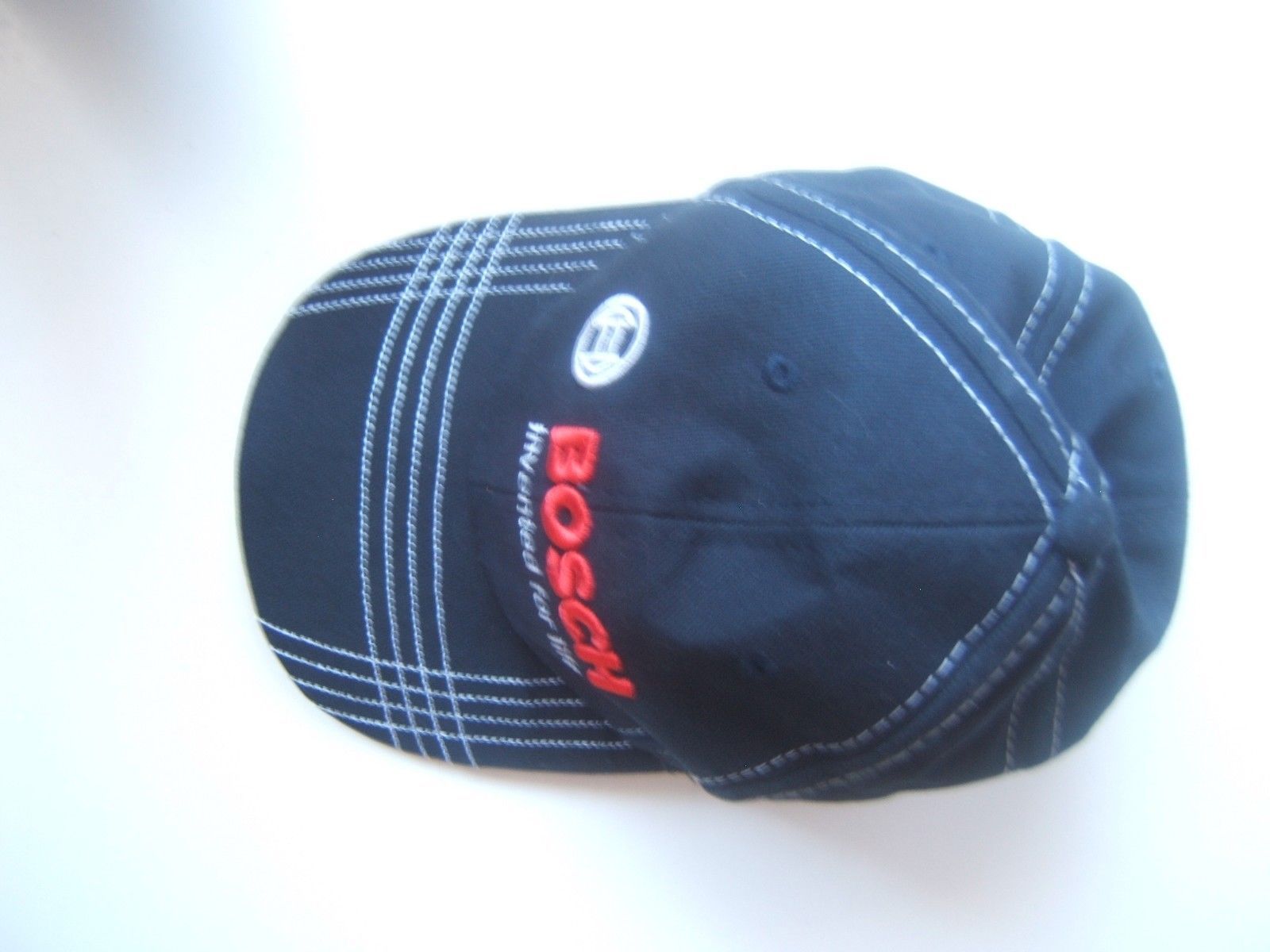 Bosch Tools Invented For Life Hat Black Hook Loop Baseball Cap Hats