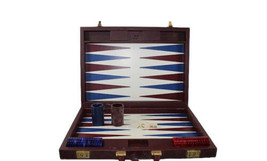 Vintage Large 20x14.5" Dal Negro Backgammon Tavola Reale Set Made in Italy image 1