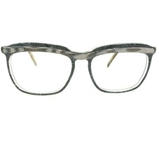 Vogue MYRNA W126 Eyeglasses Frames Grey Checkered Square Full Rim 56-20-135  - $74.79