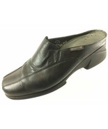 SH26 Mephisto Airjet UK 5.5 US 8 Black Leather Bicycle Toe Loafer Low Heel - $23.75