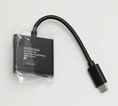 Insignia NS-MCR17TYPC USB Type-C Memory Card Reader - Black  image 3