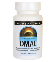 Source Naturals Dmae 351 mg 100 Tabs - $29.86