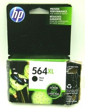 Genuine HP 564XL Black Genuine Ink Cartridge NEW exp 4/2019 - $10.99