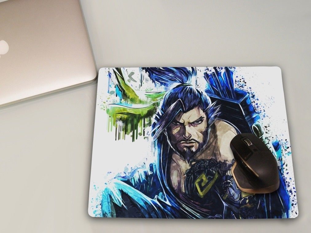 Hanzo Overwatch Mouse pad Large Gaming Mousepad 38x48cm Keyboard Desk at A200 Mouse Pads, Mats