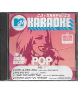 Karaoke CD+G - MTV Pop Hits Vol  1 - New Singing Machine CD! Livin&#39; La V... - $7.43