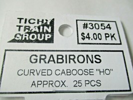 Tichy #293-3054 Grab irons Curved Caboose Type Approx. 25 Pieces HO Scale image 2