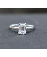 Tiffany &amp; Co Emerald Cut Diamond Solitaire Platinum Ring 1.14 ct D VVS G... - $16,974.99