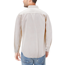 Men’s Cotton Denim Button Down Long Sleeve Casual Jean Dress Shirt image 6