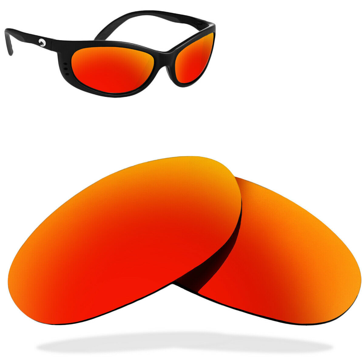 Polarized Replacement Lenses for Costa FATHOM Sunglasses AntiScratch