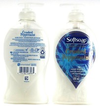 2 Bottles Softsoap Limited Edition Crushed Peppermint Liquid Hand Soap 11.25 Oz