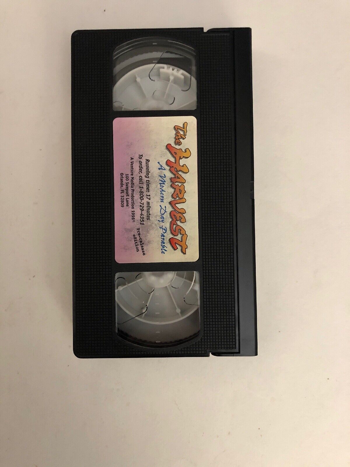 The Harvest VHS a modern day parable-RARE PRE-Release Edition ...