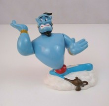 Disney Aladdin Genie On Cloud With Golden Lamp 3.25&quot; Collectible Figure - $6.92
