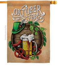 Oktoberfest Festival House Flag Beer 28 X40 Double-Sided Banner - $36.97