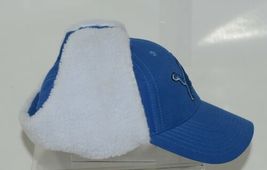 Team Apparel NFL Detroit Lions Blue Adjustable White Ear Flaps Hat image 3