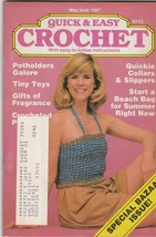 Quick & Easy Crochet Volume II Issue 3 May-Jun 1987 crochet patterns - $2.97