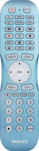 Philips - 6 Device Backlit Universal Remote Control - Brushed Electric Blue - $50.80