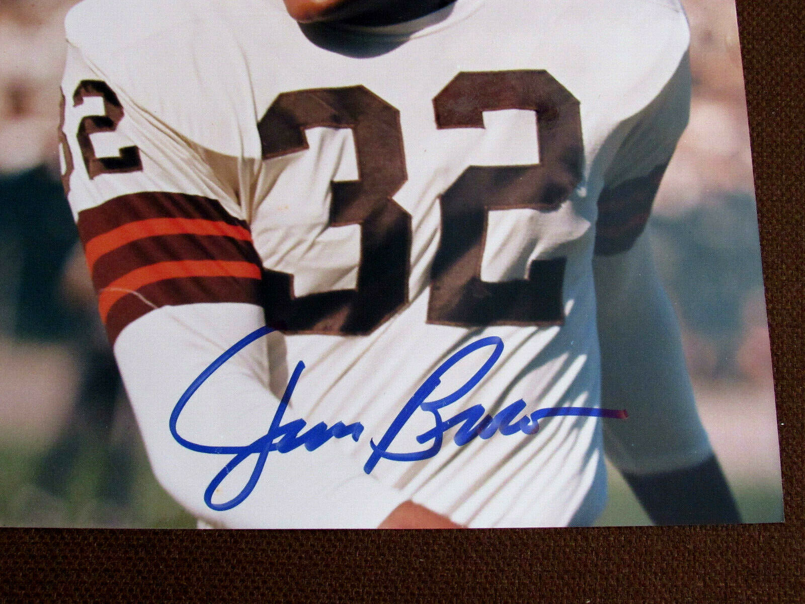 Jim Brown Autographed Cleveland Browns 16x20 Photo - PSA/DNA COA