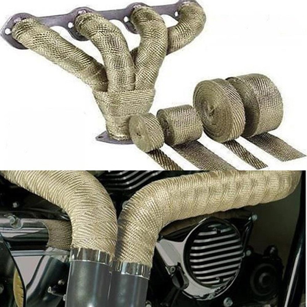 5m Fiberglass Heat Exhaust Wrap Roll Motorcycle Car Heat ...