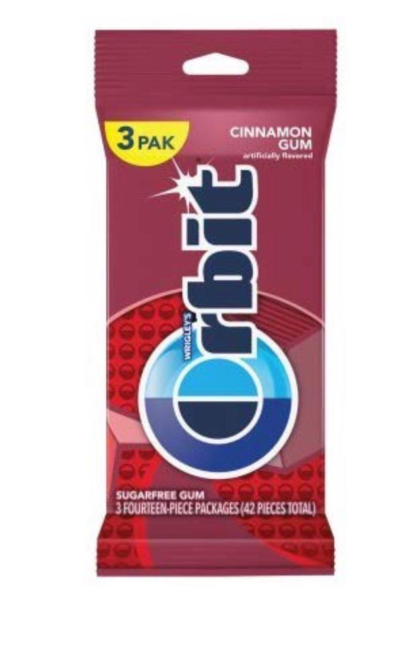 Orbit Gum Cinnamon Flavor 3 Sealed Collector Packs Discontinued
