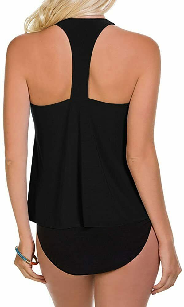 Magicsuit BLACK Solid Taylor Underwire Soft Cup Tankini Swim Top, US 12 Swimwear