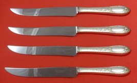 Primrose by Kirk Sterling Silver Steak Knife Set 4pc Texas Sized Custom - $325.71