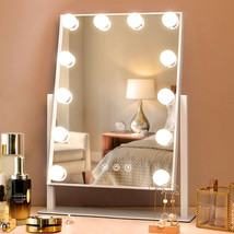 FENCHILIN Hollywood Vanity Makeup Mirror with Lights LED Lighted Tableto... - $125.00