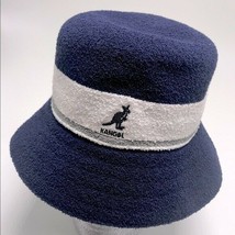 Men’s Kangol Navy | White Bermuda Stripe Bucket Hat - $120.00