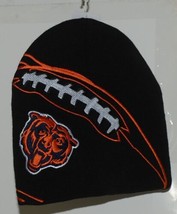 NFL Team Apparel Licensed Chicago Bears Black Winter Cap image 1