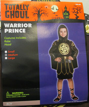 Boys Halloween Costume Warrior Prince Knight Black Totally Ghoul Size Medium NOS - $13.16