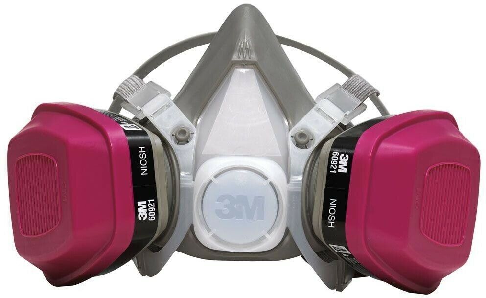 3M Respirator Household APF 10 MultiPurpose Woodworking Fiberglass