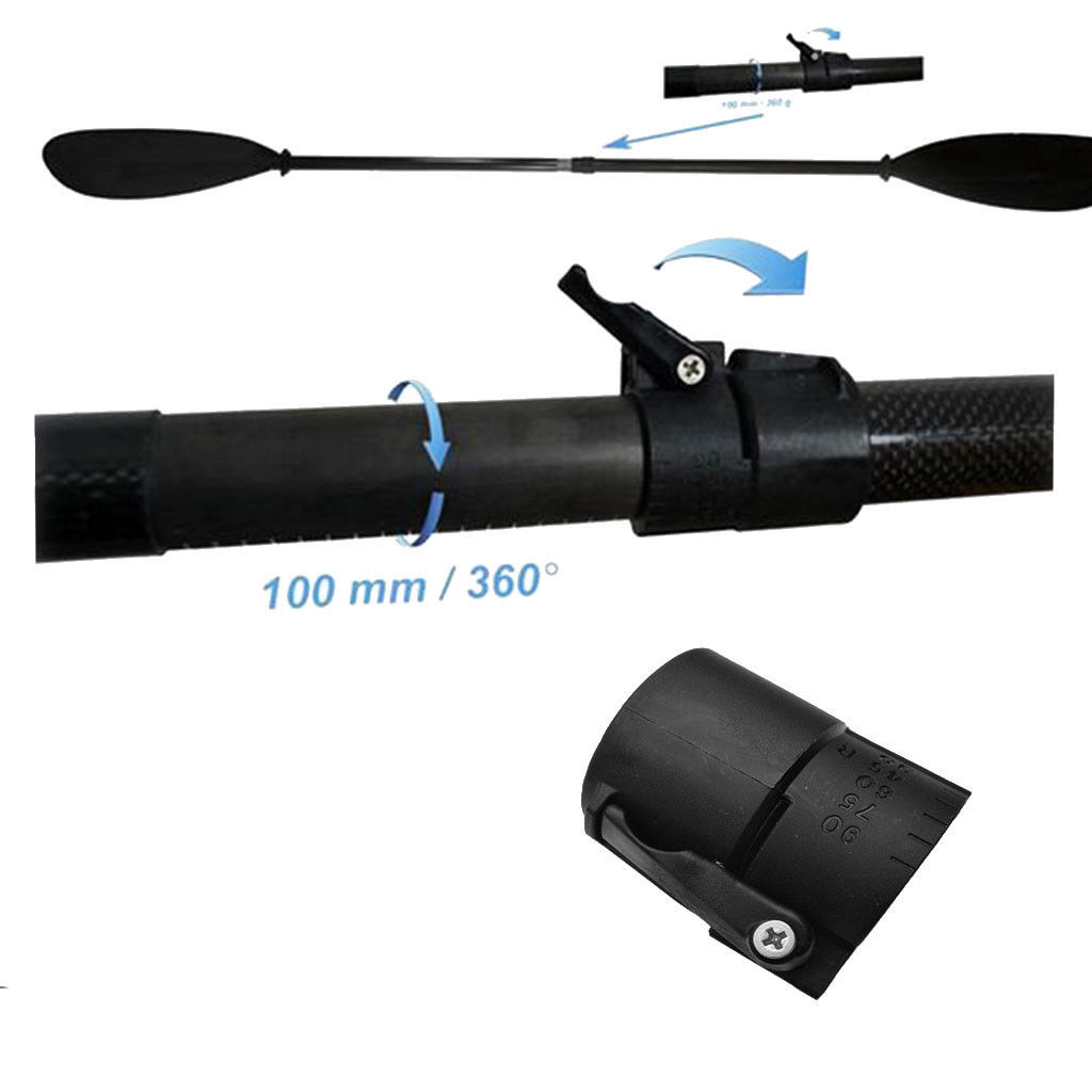 Adjustable Nylon Kayak Paddle Ferrule Length Locking Adjustor for Kayak