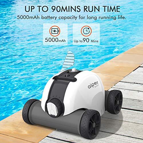 AIPER Cordless Automatic Pool Cleaner, Rechargeable Robotic Pool