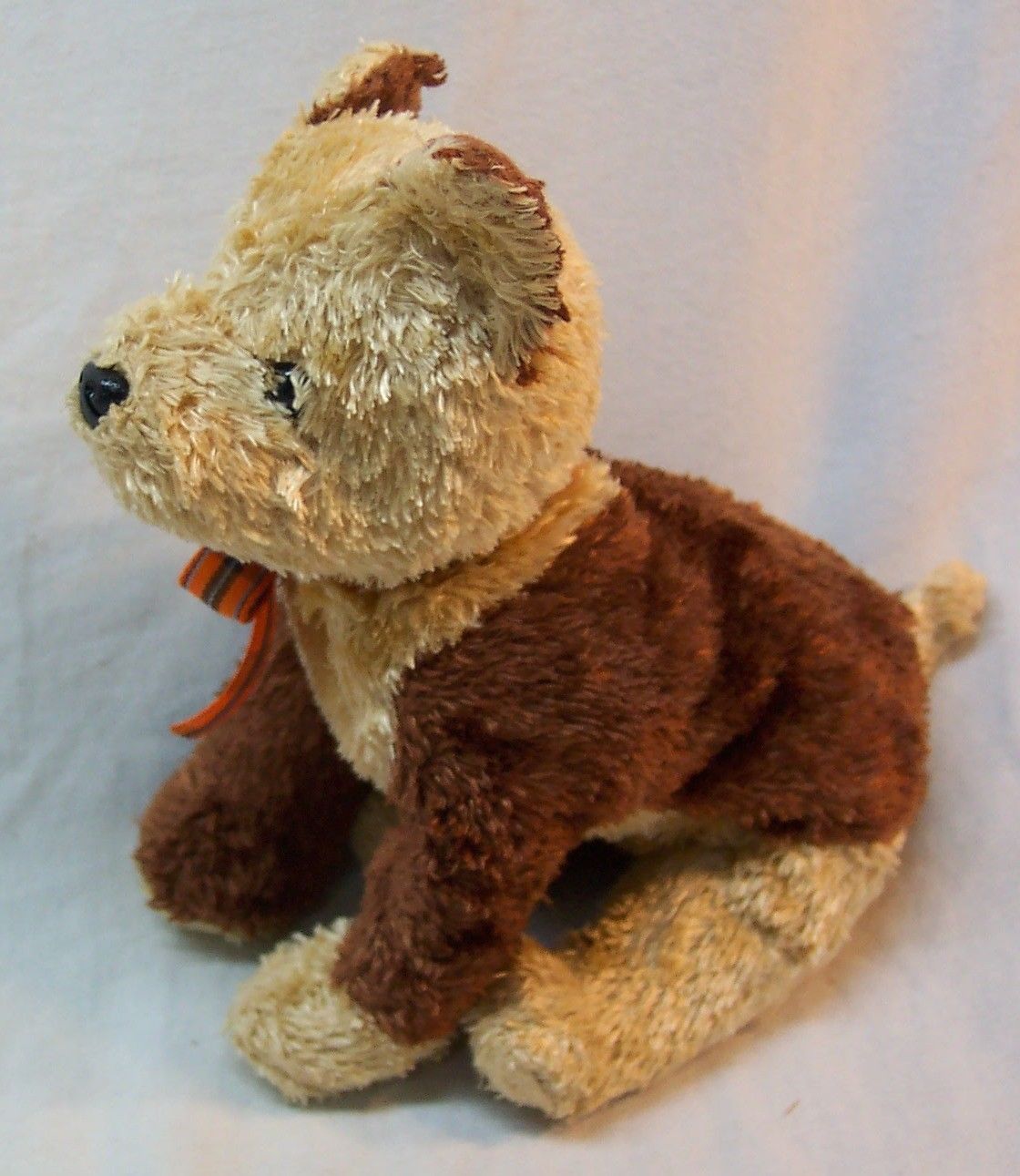 TY Beanie Babies FIDGET THE BROWN PUPPY DOG W/ BOW 5