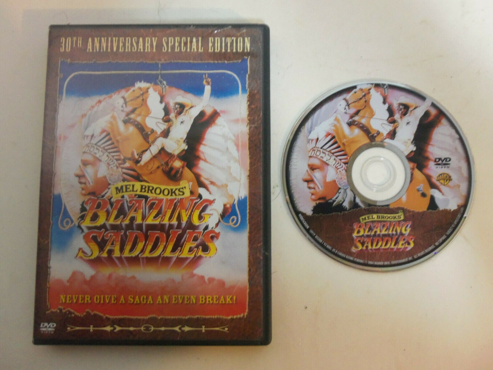 Blazing Saddles 30th Anniversary Edition OOP DVD Mel Brooks Cleavon