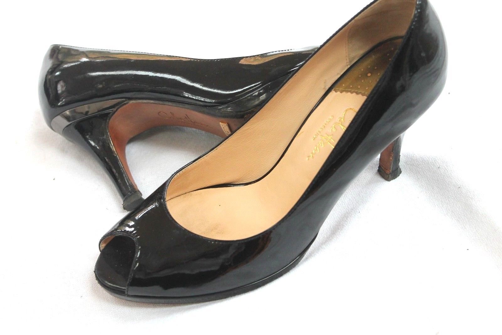 cole haan black patent leather pumps