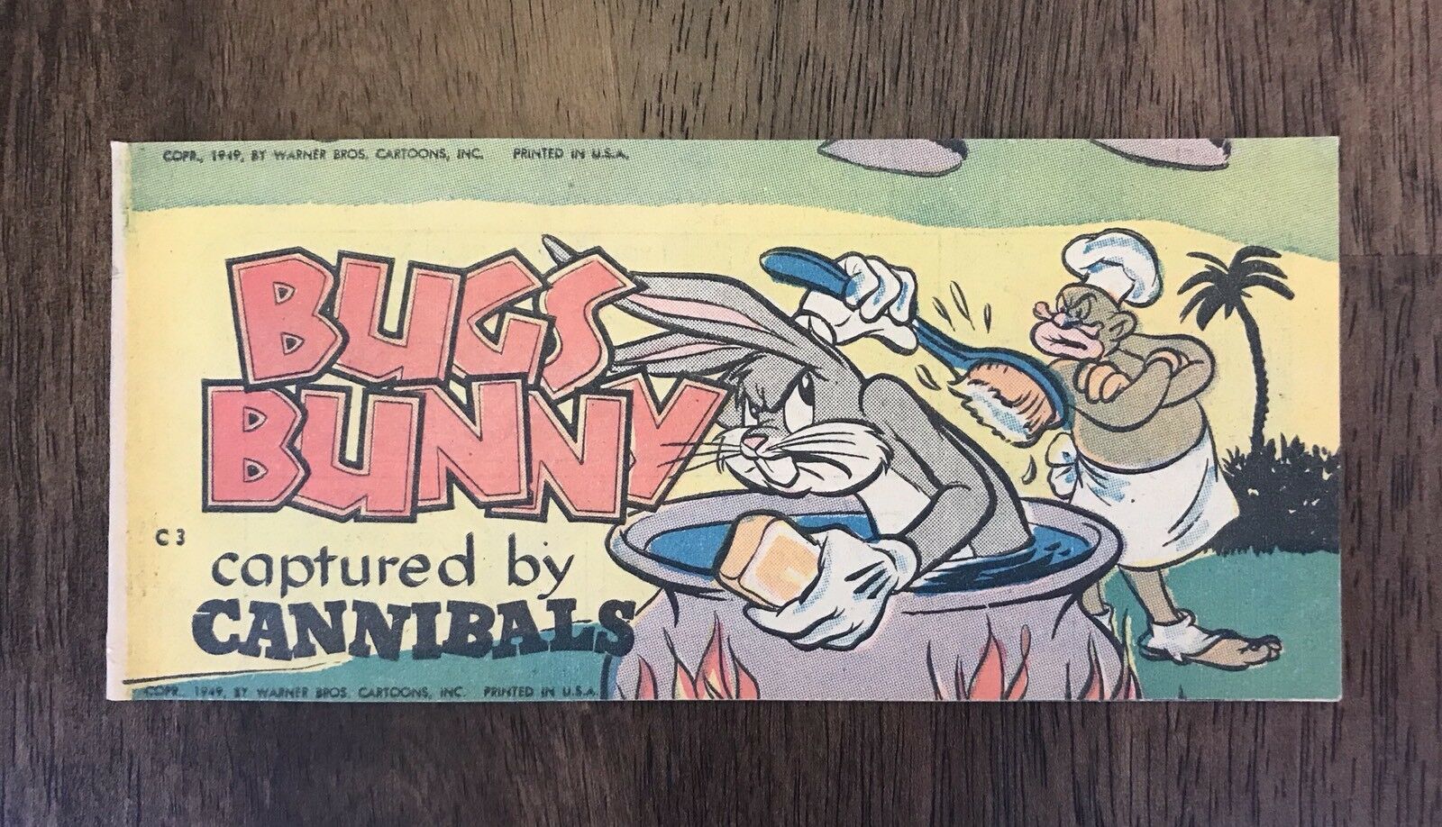 Bugs Bunny Captured by Cannibals Mini Comic C3 (1949) Rare Old Vintage ...