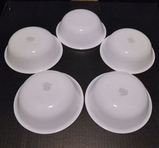 EC CORELLE set of 5 Cereal/ Soup Bowls  5.5&quot; Round. FAST SHIPPING via USPS. - $18.69