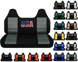 Truck seat covers Fits Dodge Dakota 97-04 Front Bench with Molded Headre... - $96.99