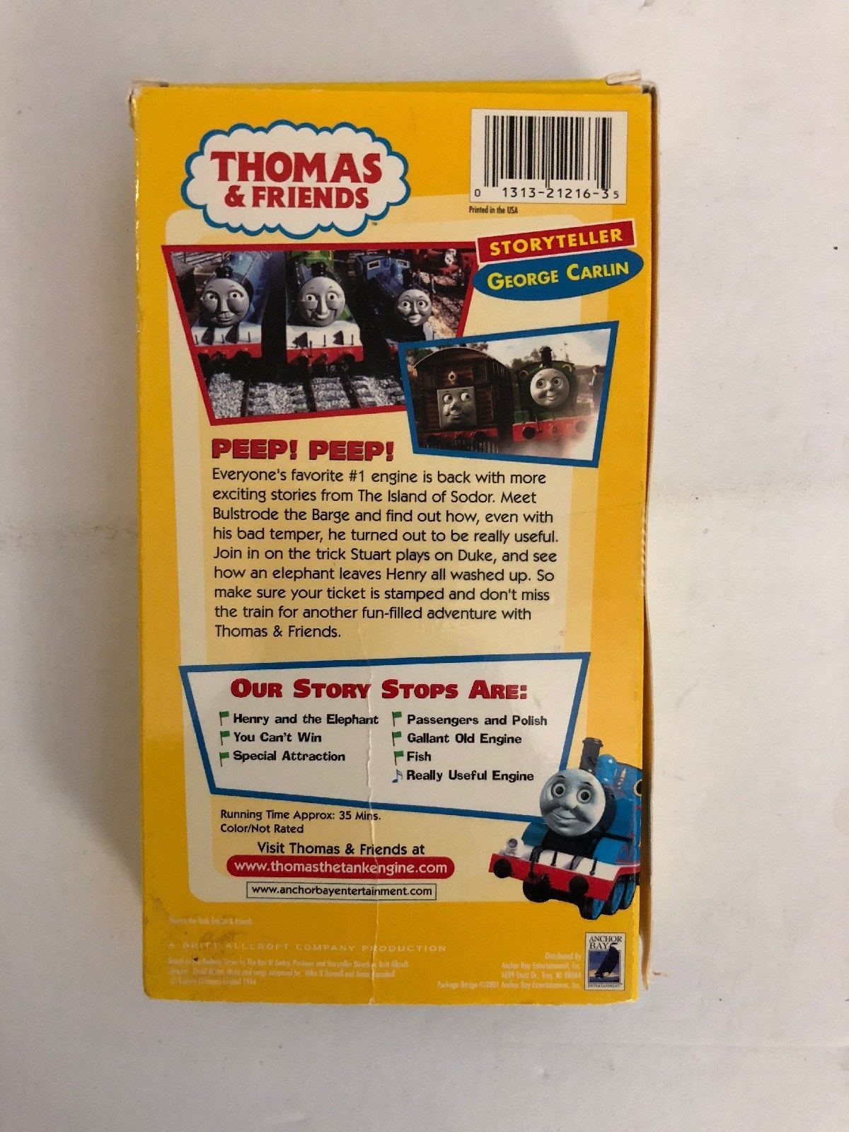 Thomas & Friends Gallant Old Engine VHS 1994-TESTED-RARE VINTAGE-SHIPS ...