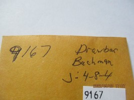 Bachmann #9167 Drawbar for J-4-8-4, 1-1/4" long. Offer is for 2 at $2.00 Each image 2